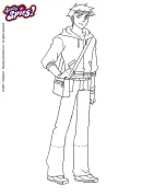 Totally Spies kleurplaat 30